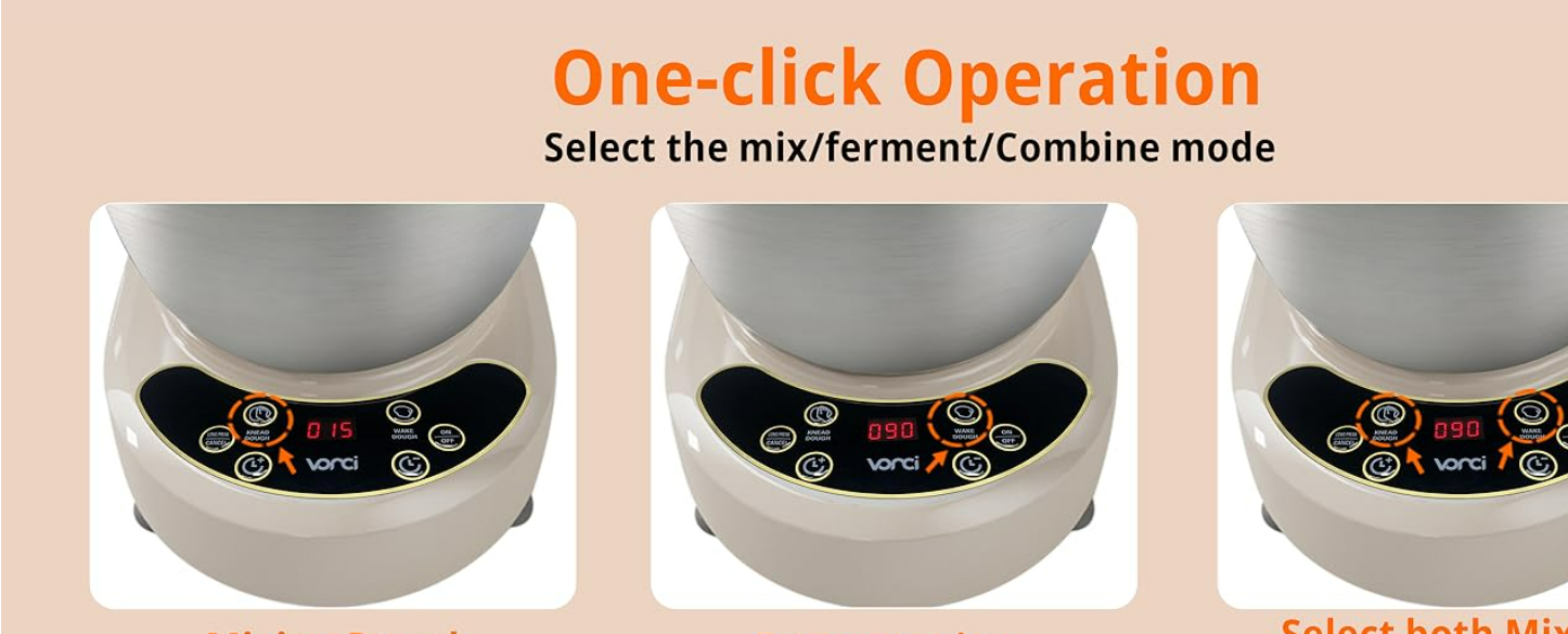 Commercial household dough mixer