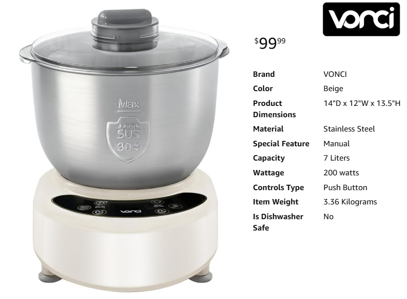 dough mixer